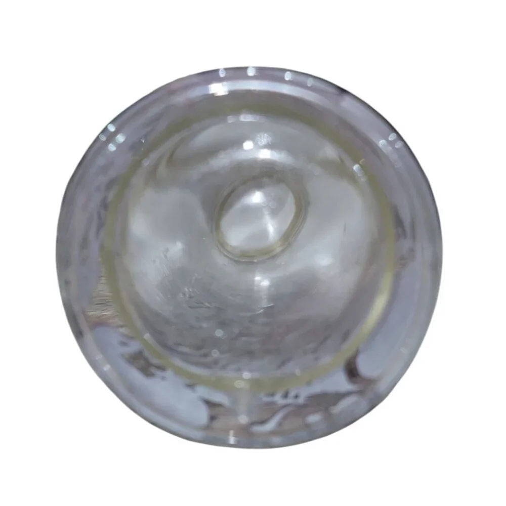 Glass Water Bottle With Bamboo Lid & Floral Design - Picture 5 of 7